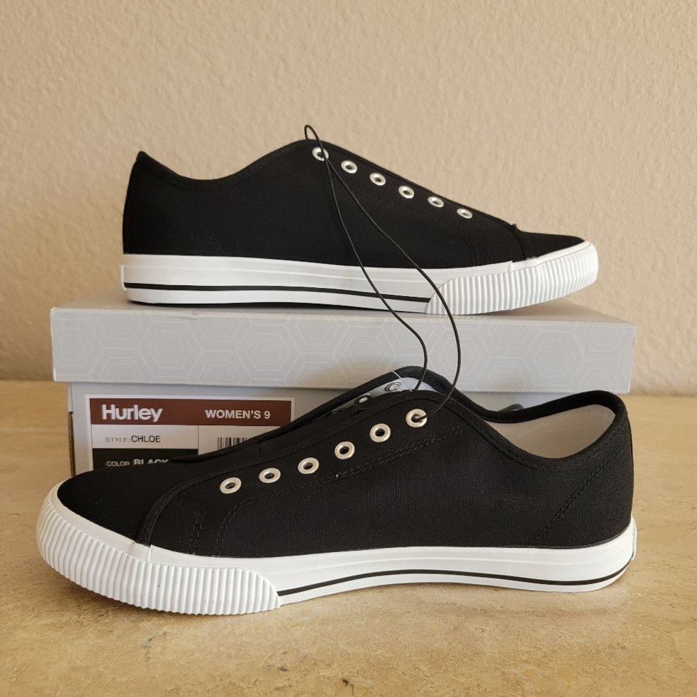 Hurley Slip-on Women's sneakers Classic Canvas NIB - Picture 4 of 5